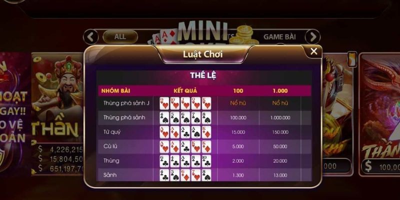 Cach Choi No Hu Mini Poker Cuc De Dang De Tham Gia